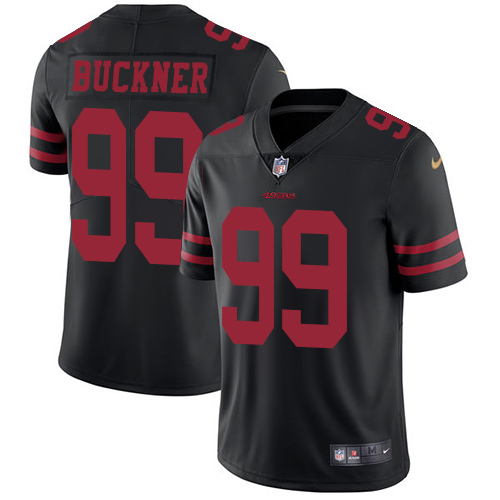 San Francisco 49ers Limited Black Men DeForest Buckner Alternate NFL Jersey 99 Vapor Untouchable